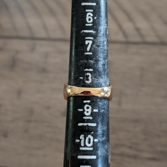 925 Gold Plated, Garnet Ring. - Picture 3 of 4